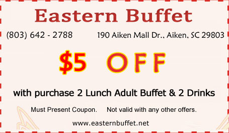 Eastern Buffet coupon 2